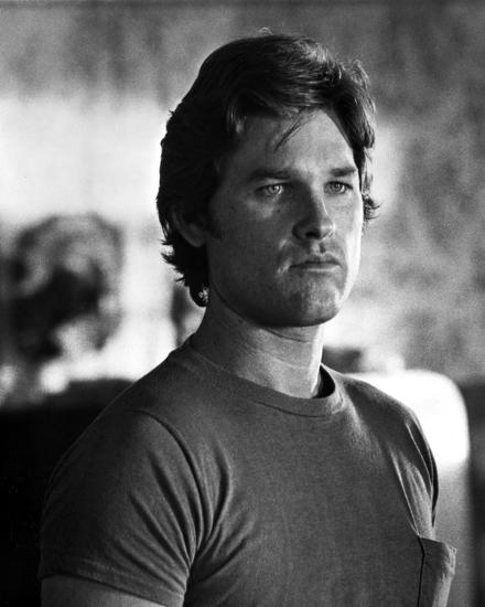Kurt Russell In Tshirt Black And White Portrait Photo Movie Star News Allposters Com