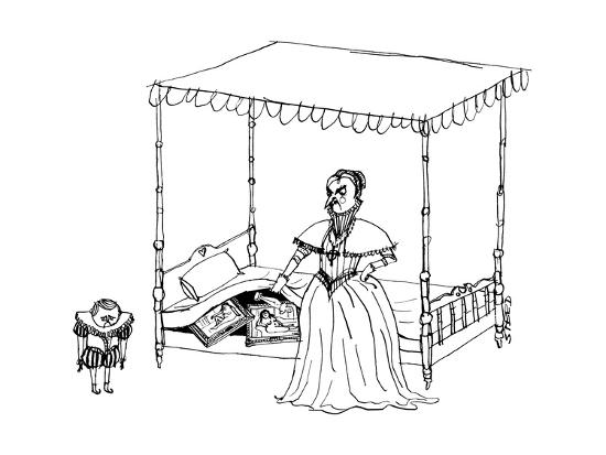 Cartoon Black On White Porn - A Victorian mother finds her son's porn collection. - New Yorker Cartoon