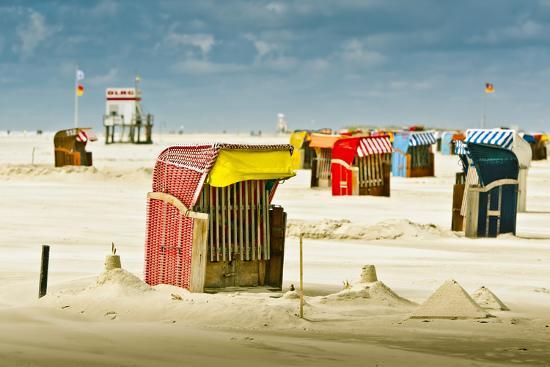 'Germany, Schleswig-Holstein, Amrum, Sandy Beach, Sand ...