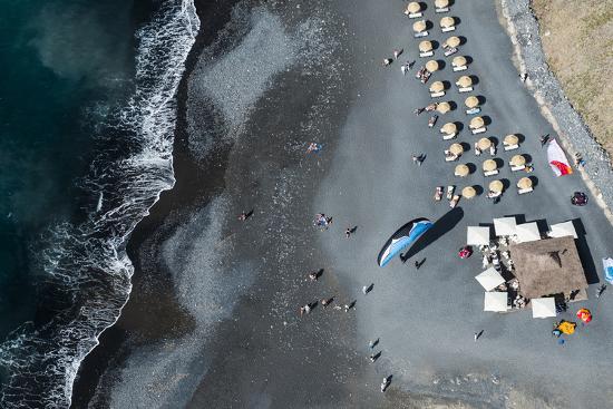 Tenerife La Caleta Playa De La Enramada Beach Bar Paraglider
