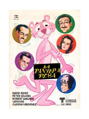 The Pink Panther Art Print Poster with Framing Option