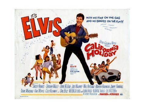 Spinout Elvis Presley musical movie poster print