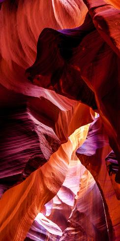 Upper Antelope Canyon Rock Formations Page Arizona Usa
