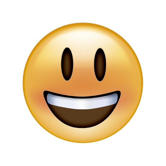 Emoji Big Smile Giclee Print Ali Lynne Allposters Com