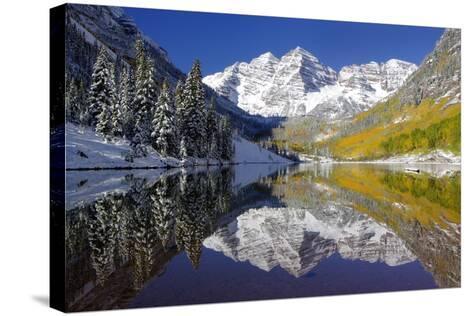 Art print POSTER CANVAS Maroon Bells Wilderness in Autumn