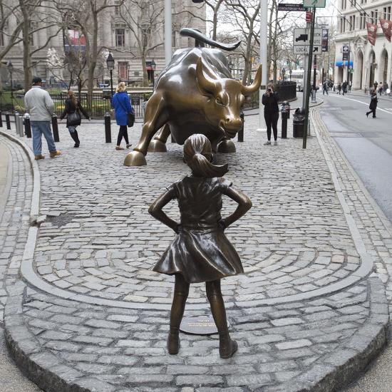 'Fearless Girl Wall Street' Photographic Print