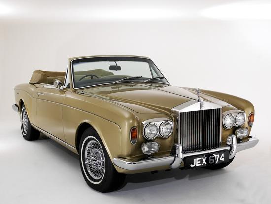 1975 Rolls Royce Corniche Convertible Photographic Print At