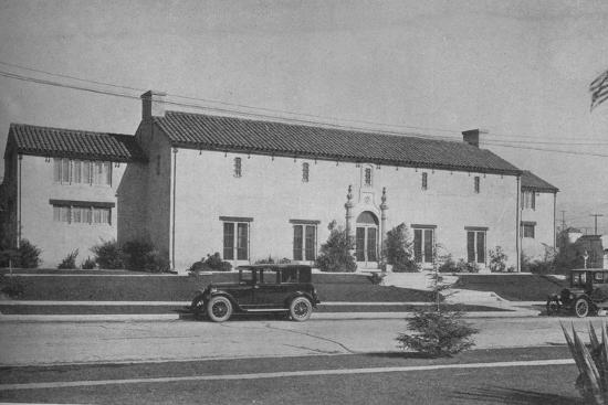 Front elevation, Los Angeles Tennis Club, Los Angeles ...