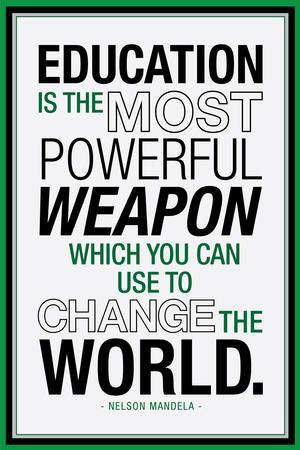 Education Nelson Mandela Quote Prints At Allposters Com