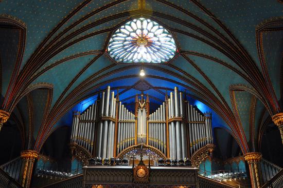 Pipe Organ Of Montreal Notre Dame Basilica French Basilique Notre Dame De Montreal Montreal Qu