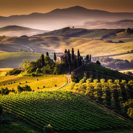 tuscany italy landscape photographic print by ronnybas at