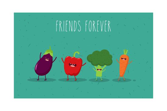 carrot broccoli pepper eggplant