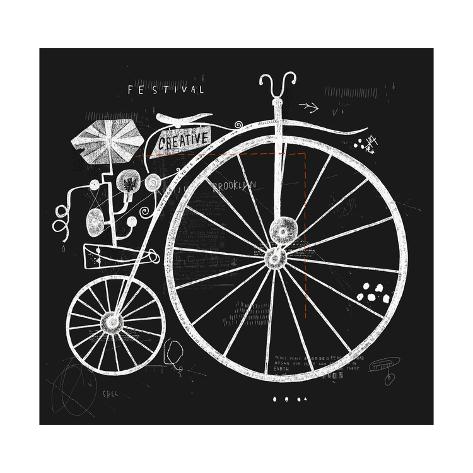 old large wheel bicycle