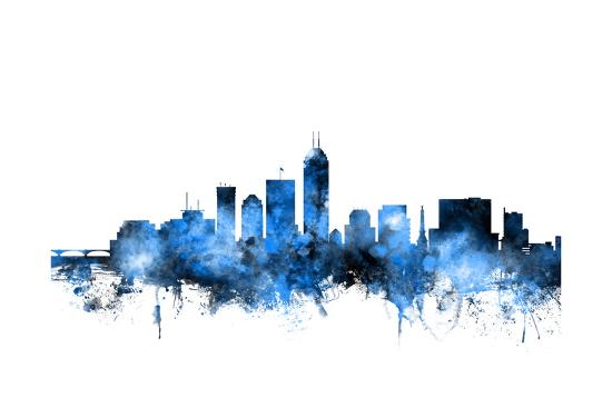 indianapolis indiana skyline prints