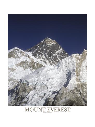Mt Everest Summit Photographic Print by AdventureArt at AllPosters.com