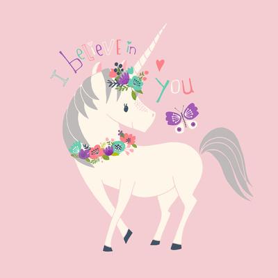 Download I Believe in You Unicorn Prints by Heather Rosas at ...