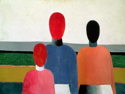 paintings with three figures