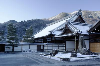 Early Winter Morning In Tenryu Ji Temple Unesco World Heritage Site Kyoto Japan Asia Photographic Print Damien Douxchamps Allposters Com