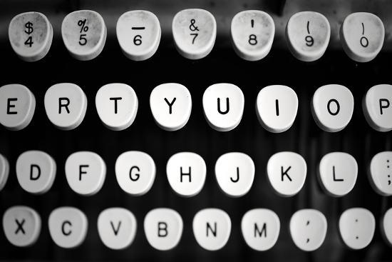 Typewriter Keys' Photographic Print - Mary Woodman | AllPosters.com