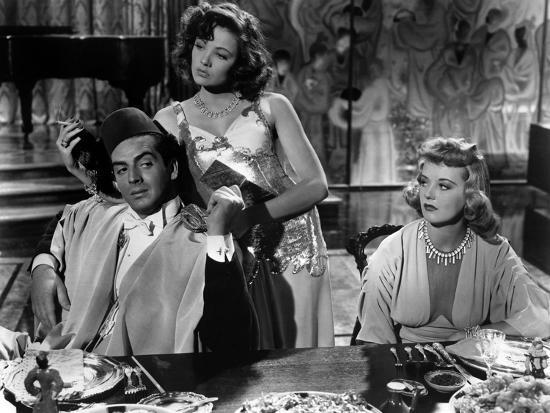 The Shanghai Gesture by Josef von Sternberg with Gene Tierney and Victor Mature, 1941 (b/w photo)' Photo | AllPosters.com