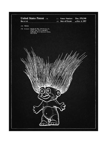 black troll doll