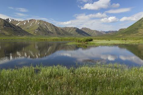 Canada Yukon Territory Tombstone Range And Klondike River