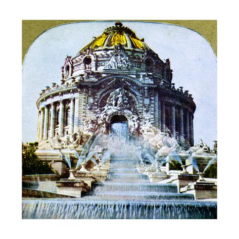 The Central Cascade From The World Fair St Louis Missouri Usa 1904 Artist Unknown