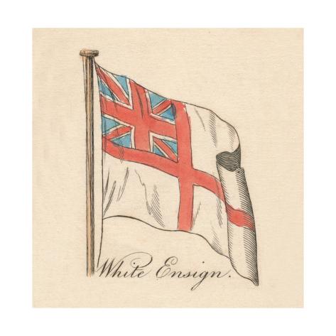 'White Ensign', 1838 Giclee Print by Unknown at AllPosters.com