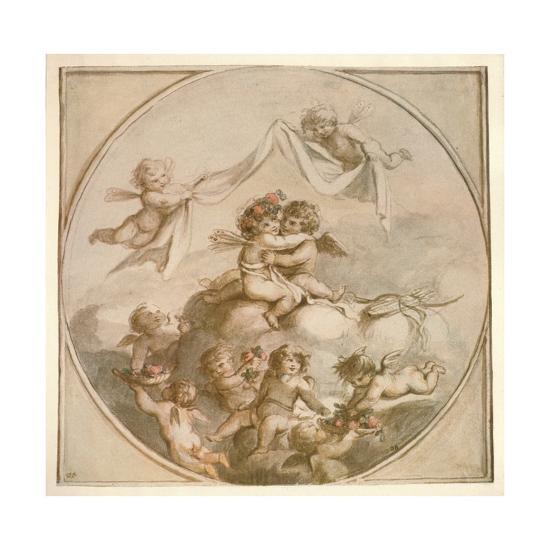'Cupid and Psyche', 1903 Giclee Print by Lady Diana Spencer at 'Cupid and Psyche', 1903 Giclee Print by Lady Diana Spencer at