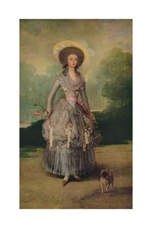 ''The Marquesa de Pontejos', c1786' Giclee Print - Francisco Goya ...