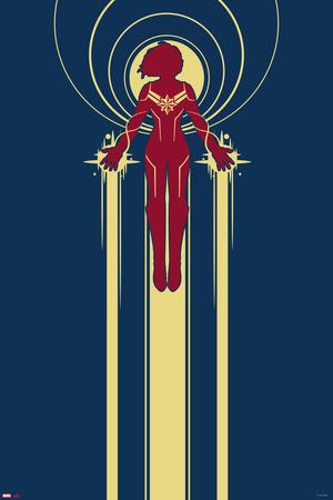 Captain Marvel - Minimal Posters at AllPosters.com