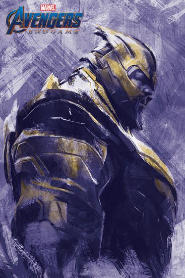 Avengers Endgame Thanos Painterly
