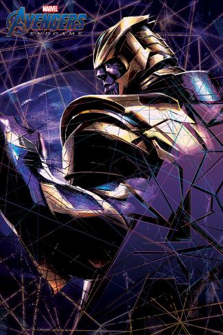 Avengers Endgame Thanos Shattered Glass