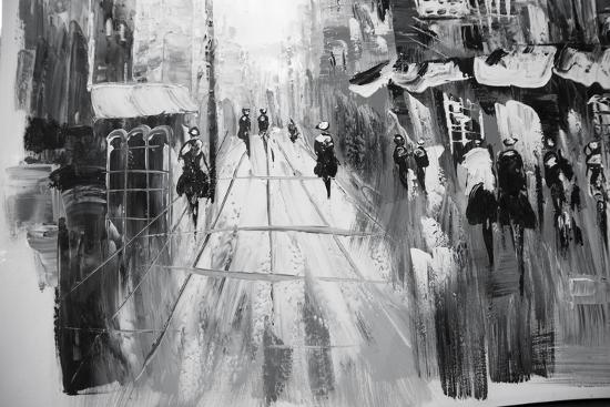 'Black and White Paintings' Photographic Print - Stylone | AllPosters.com