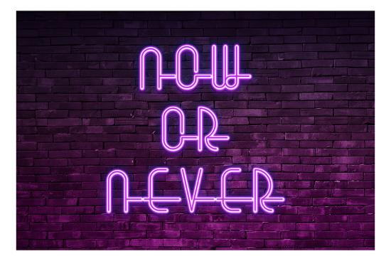 'Urban Neon Collection - Now or Never' Prints - Philippe Hugonnard ...