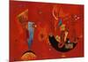 Mit und Gegen, c.1929-Wassily Kandinsky-Mounted Art Print