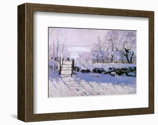 Magpie-Claude Monet-Framed Art Print