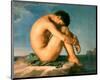 Young Male Nude, 1855-Hippolyte Flandrin-Mounted Art Print