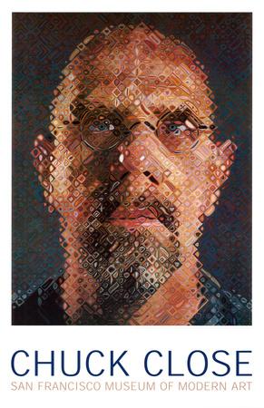 Self-Portrait, 2000-2001' Prints - Chuck Close | AllPosters.com