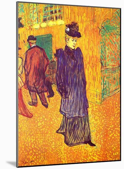 Moulin Rouge, Paris-Henri de Toulouse-Lautrec-Mounted Art Print