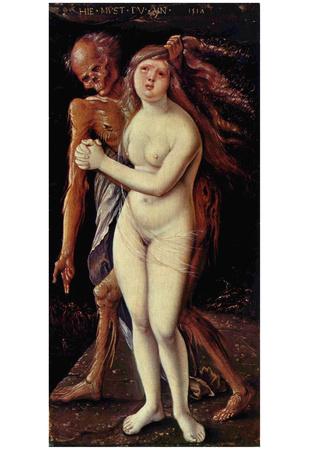 Hans Baldung Grien (Death and the Maiden (Death and the lust)) Art