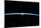 Thin Blue Line of Earth Atmosphere Poster-null-Mounted Poster