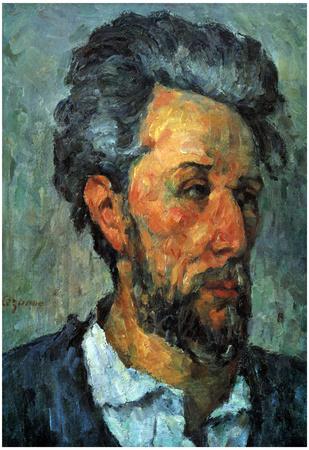 Paul Cezanne Portrait of Victor Chocquet Art Print Poster