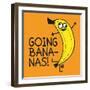 Going Bananas!-Todd Goldman-Framed Art Print