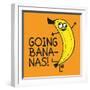 Going Bananas!-Todd Goldman-Framed Art Print