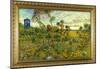Vincent Van Gogh Tardis at Montmajour Poster-null-Mounted Poster