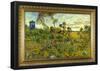 Vincent Van Gogh Tardis at Montmajour Poster-null-Framed Poster