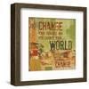 Change your Thoughts and You Change your World-Irena Orlov-Framed Art Print