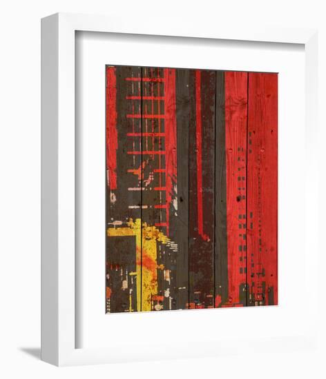 Red Building II-Irena Orlov-Framed Art Print
