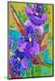 Violets-null-Mounted Art Print